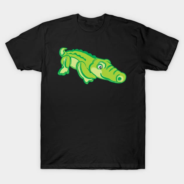 Baby Alligator T-Shirt by evisionarts